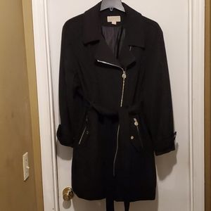 Michael Michael Kors Asymmetrical Belted Coat